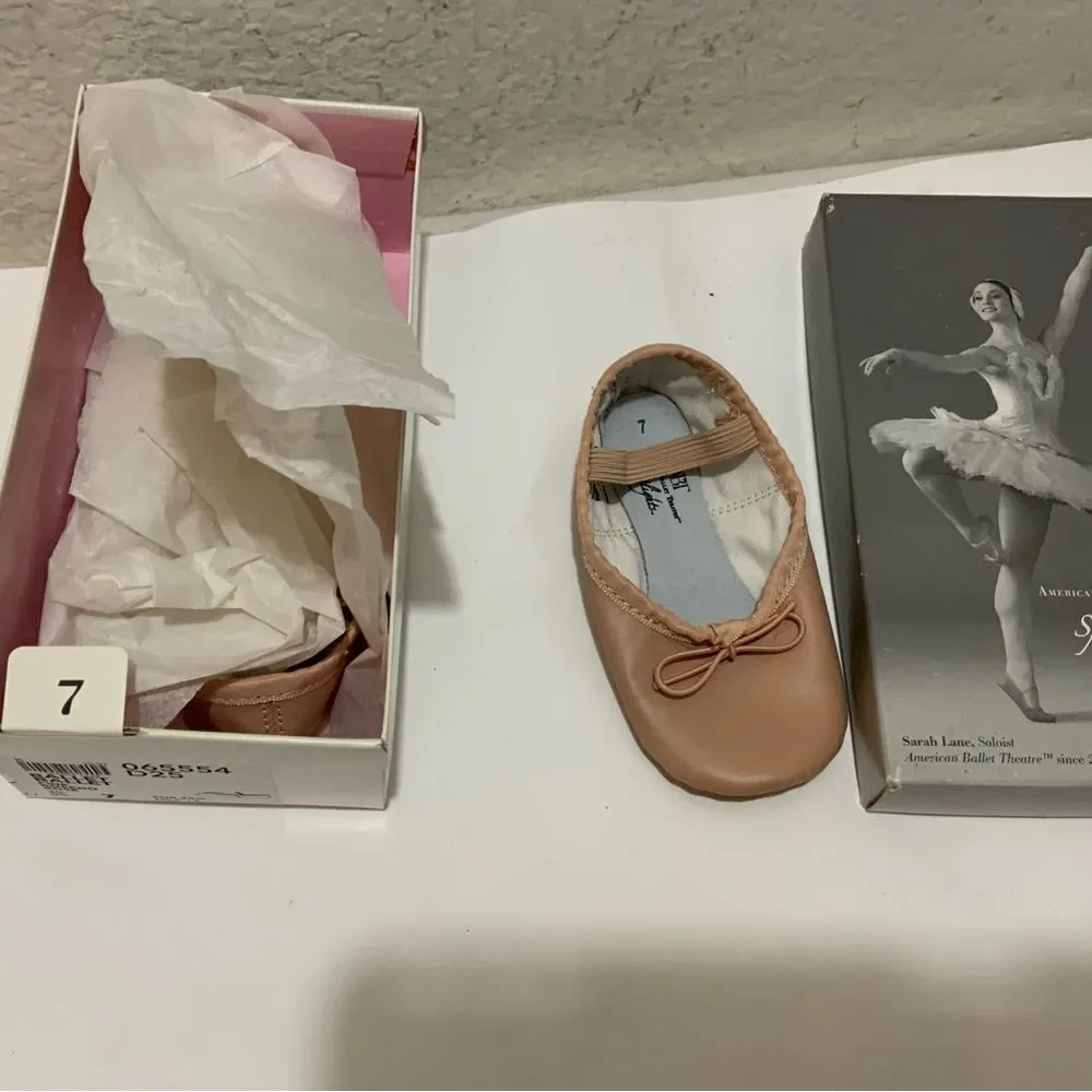 NEW ABT American Ballet Theatre SPOTLIGHTS BALLET SHOES SIZE 7 PINK LEATHER